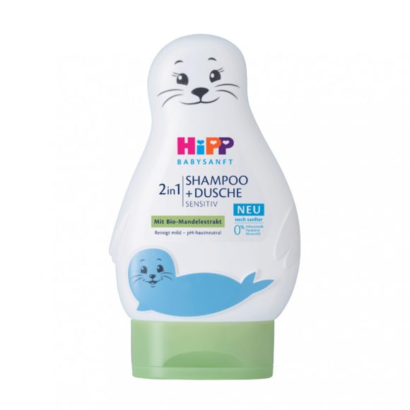 Hipp Babysanft sensitiv fókás sampon és tusfürdő (200 ml)