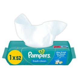 Pampers nedves törlőkendő Fresh clean (52 db)