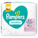 Pampers Sensitive nedves törlőkendő (6x52 db)