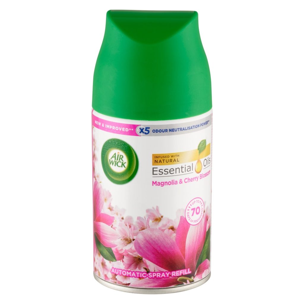 Air Wick Freshmatic Automata Légfrissítő spray utántöltő, Magnólia és cseresznyevirág (250 ml)