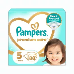 Pampers Premium Care pelenka, Junior 5, 11-16 kg, 88 db