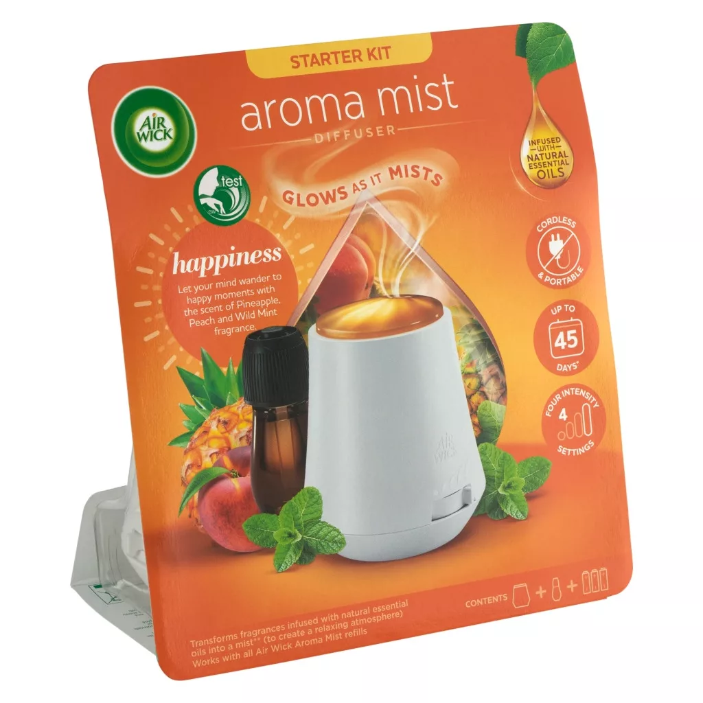 Air Wick Aroma Diffúzor készülék, Boldog Pillanatok illat (20 ml)