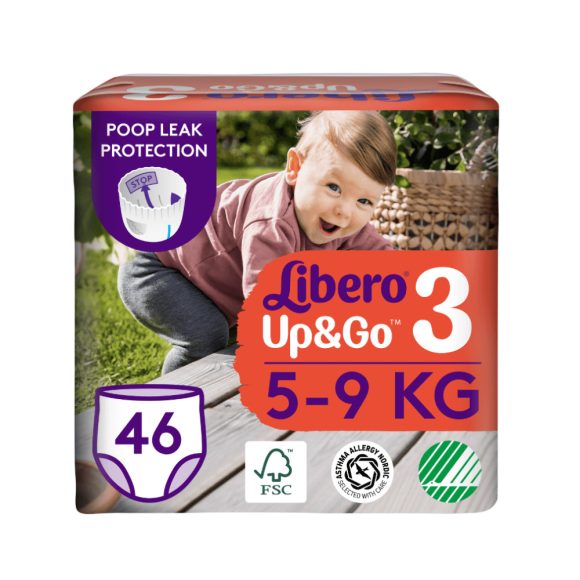 Libero Up&Go 3 bugyipelenka, 5-9 kg, 46 db