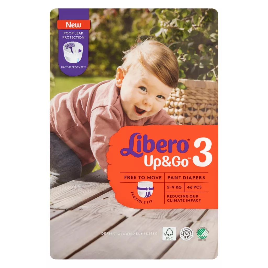 Libero Up&Go 3 bugyipelenka, 5-9 kg, 46 db