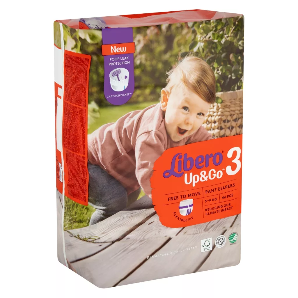 Libero Up&Go 3 bugyipelenka, 5-9 kg, 46 db