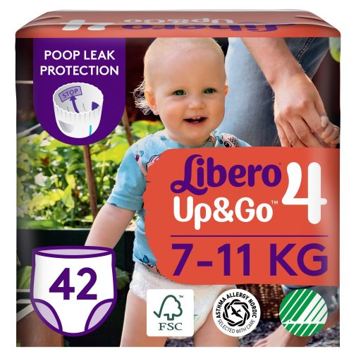 Libero Up&Go 4 bugyipelenka, 7-11 kg, 42 db