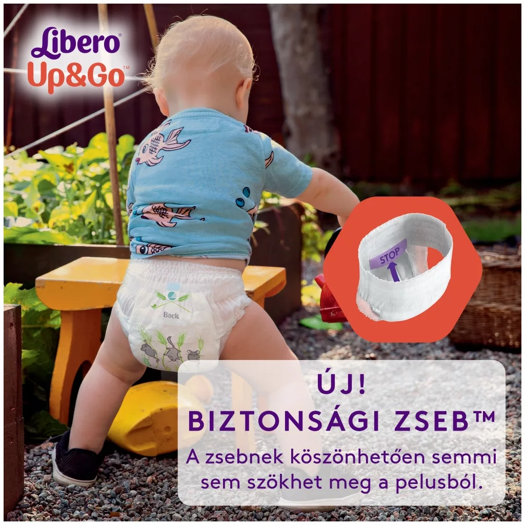 Libero Up&Go 4 bugyipelenka, 7-11 kg, 42 db