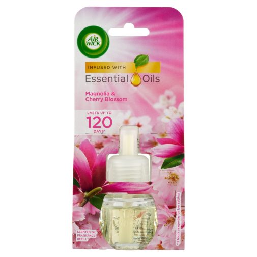 Air Wick elektromos légfrissítő utántöltő, Magnólia és cseresznyevirág illat (19 ml)