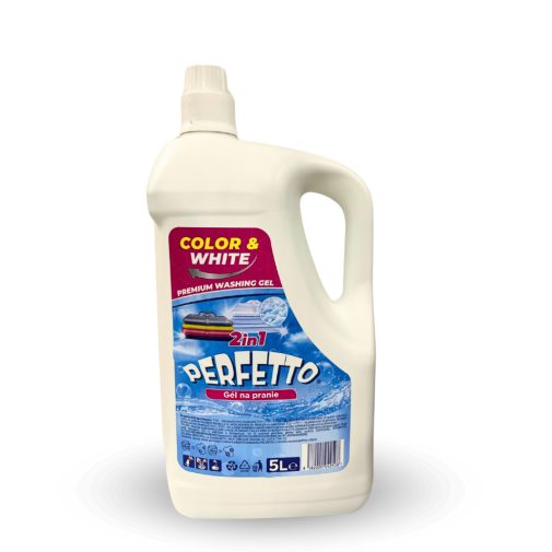 Perfetto Prémium mosógél 2in1, színes és fehér (5 liter)