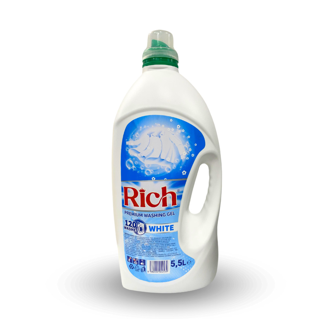 Rich mosógél, white (5,5 liter)
