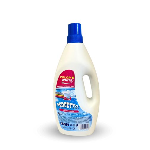 Perfetto Prémium mosógél 2in1, színes és fehér (2 liter)