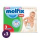 Molfix Pants bugyipelenka, Midi 3, 6-11 kg, HAVI PELENKACSOMAG 180 db