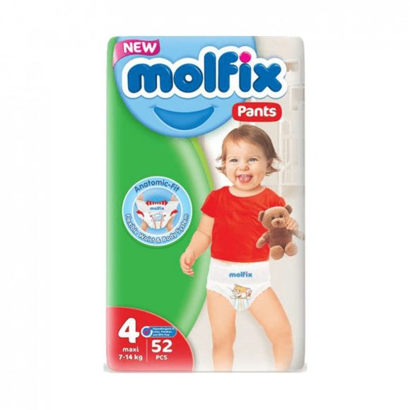 Molfix Pants bugyipelenka, Maxi 4, 9-14 kg, 52 db
