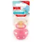 NUK Signature szilikon cumi 6-18hó 2 db (lány)