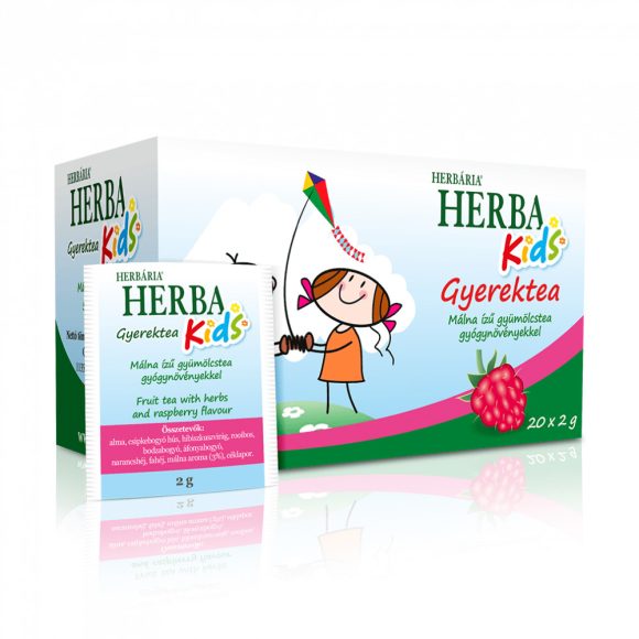 Herbária Herba Kids Gyerektea - málna (20 filter)