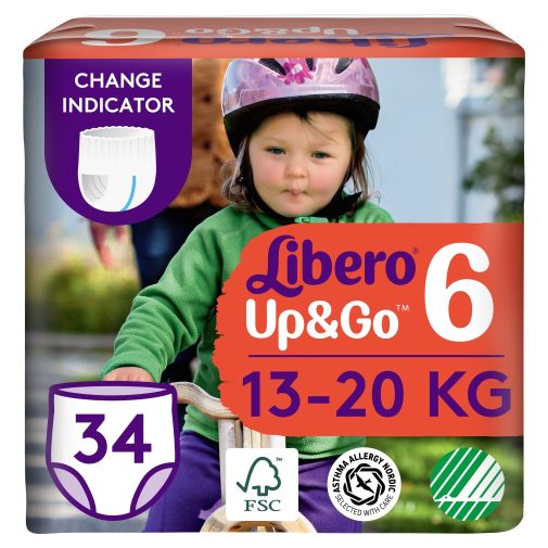 Libero Up&Go 6 bugyipelenka, 13-20 kg, 34 db
