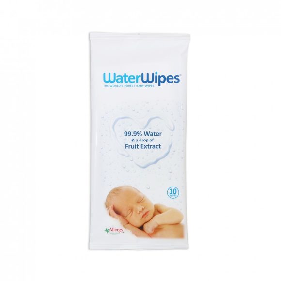 WaterWipes természetes baba törlőkendő 10 db - 2021.02.01. lejárati idővel