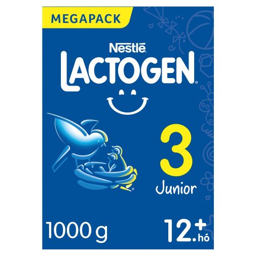 Nestlé Lactogen 3 Junior tejalapú anyatej-kiegészítő tápszer 12 hó+ (1000 g)