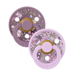 Bibs Liberty Colour Kamilla, 0-6 hó, 2 db (viola)