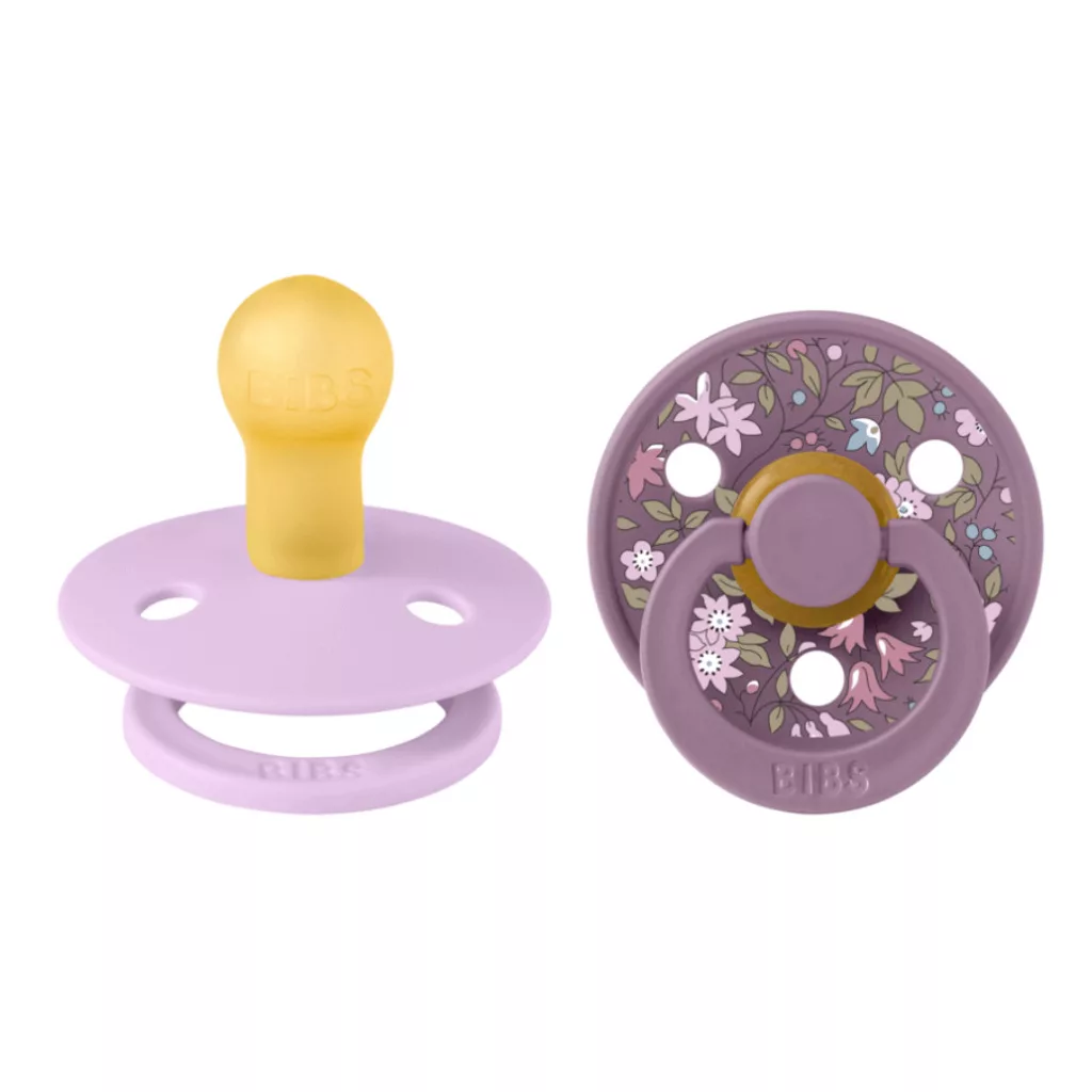 Bibs Liberty Colour Kamilla, 0-6 hó, 2 db (viola)