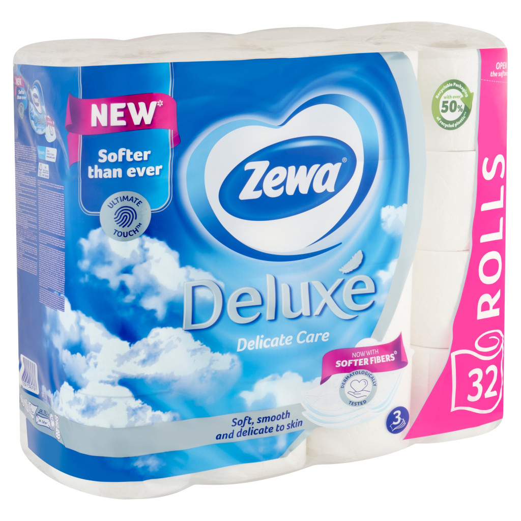 Zewa Deluxe Delicate Care 3 rétegű toalettpapír (32 tekercs)
