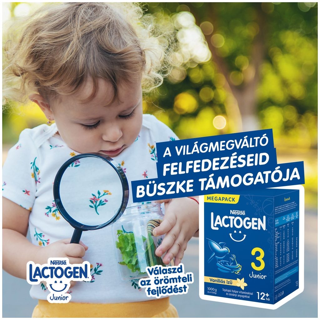 Nestlé Lactogen 3 vaníliás Junior tejalapú italpor 12 hó+ (1000 g)