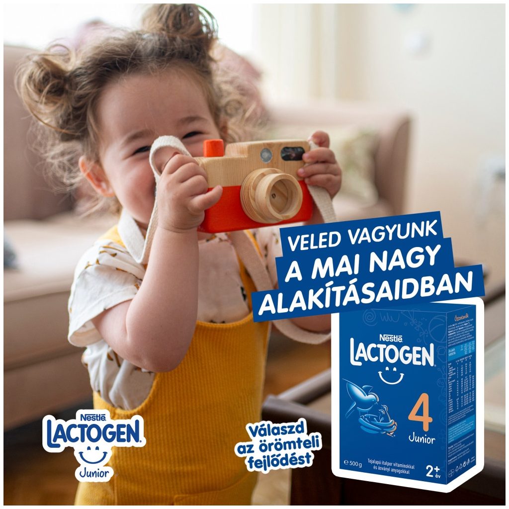 Nestlé Lactogen 4 Junior tejalapú italpor vitaminokkal és ásványi anyagokkal 24 hó+ (500 g)