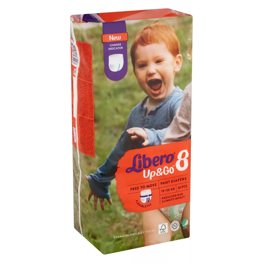 Libero Up&Go 8 bugyipelenka, 19-30 kg, 26 db
