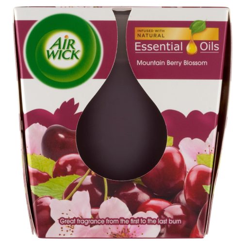 Air Wick Essential Oils illatgyertya, Erdei gyümölcs virág (105 g)