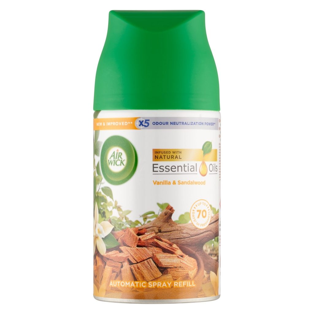 Air Wick Freshmatic Automata Légfrissítő spray utántöltő, Vanília és szantálfa (250 ml)
