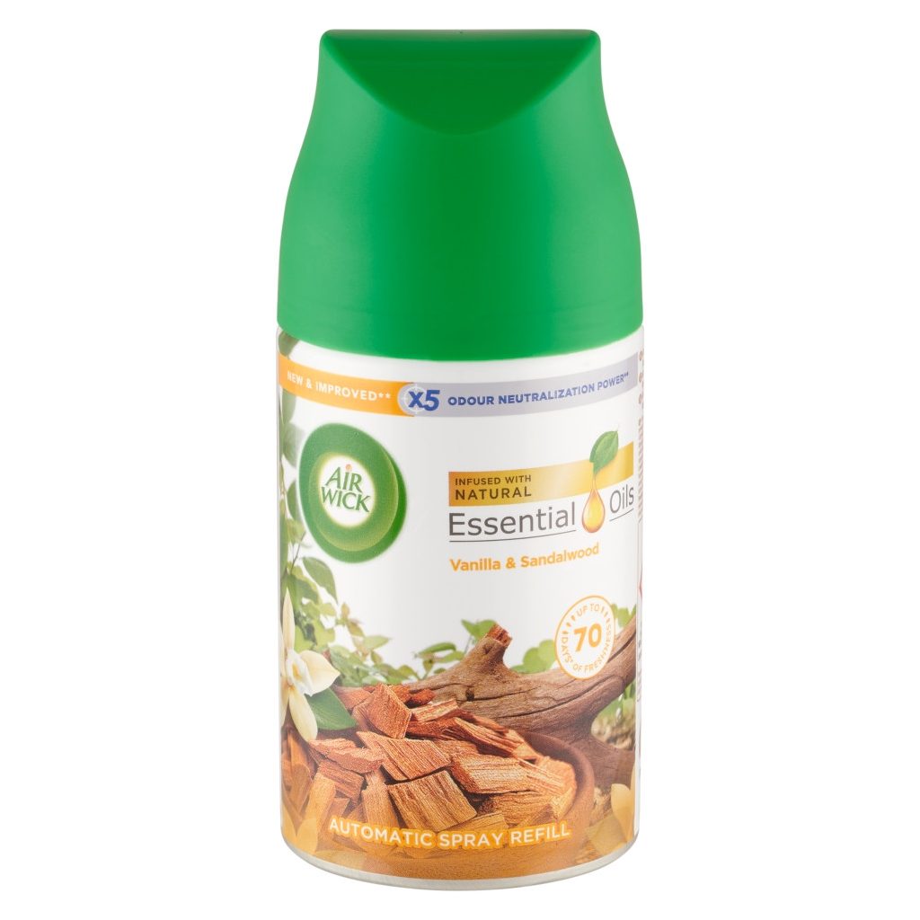 Air Wick Freshmatic Automata Légfrissítő spray utántöltő, Vanília és szantálfa (250 ml)