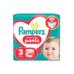 Pampers Active Baby Bugyipelenka, Midi 3, 6-11 kg, 40 db