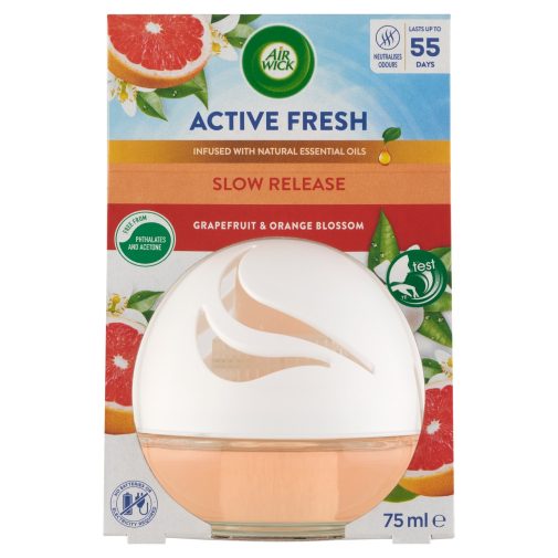 Air Wick Decosphere Légfrissítő gömb, Grapefruit és narancsvirág illattal (75 ml)
