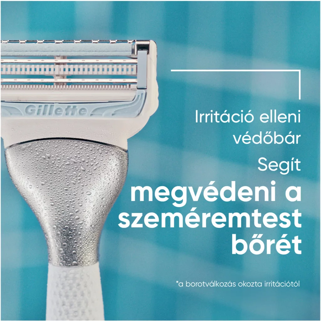 Gillette Venus Női Borotva Az Intim Területekhez, 5 db Borotvabetéttel