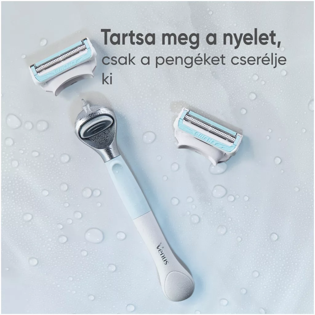 Gillette Venus Női Borotva Az Intim Területekhez, 5 db Borotvabetéttel