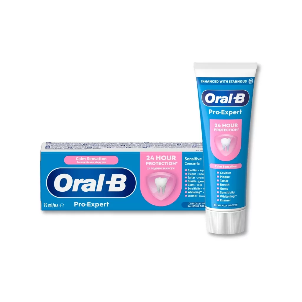 Oral-B Pro-Expert Sensitive Calm Sensation fogkrém (2x75 ml)