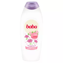   Baba Tündérkert tusfürdő frissítő bodza és rózsavíz illattal 750 ml