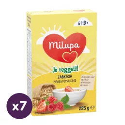   Milupa Jó reggelt! Zabkása, pirosgyümölcsös 6 hó+ (7x225 g)