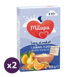   Milupa Szép álmokat! 7 gabonás tejpép, zamatos gyümölcsös 8 hó+ (2x225 g)