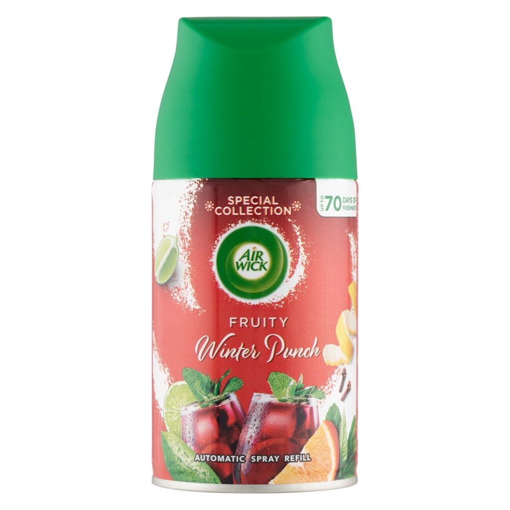Air Wick Freshmatic Automata légfrissítő spray utántöltő, Gyümölcsös Téli Puncs (250 ml)
