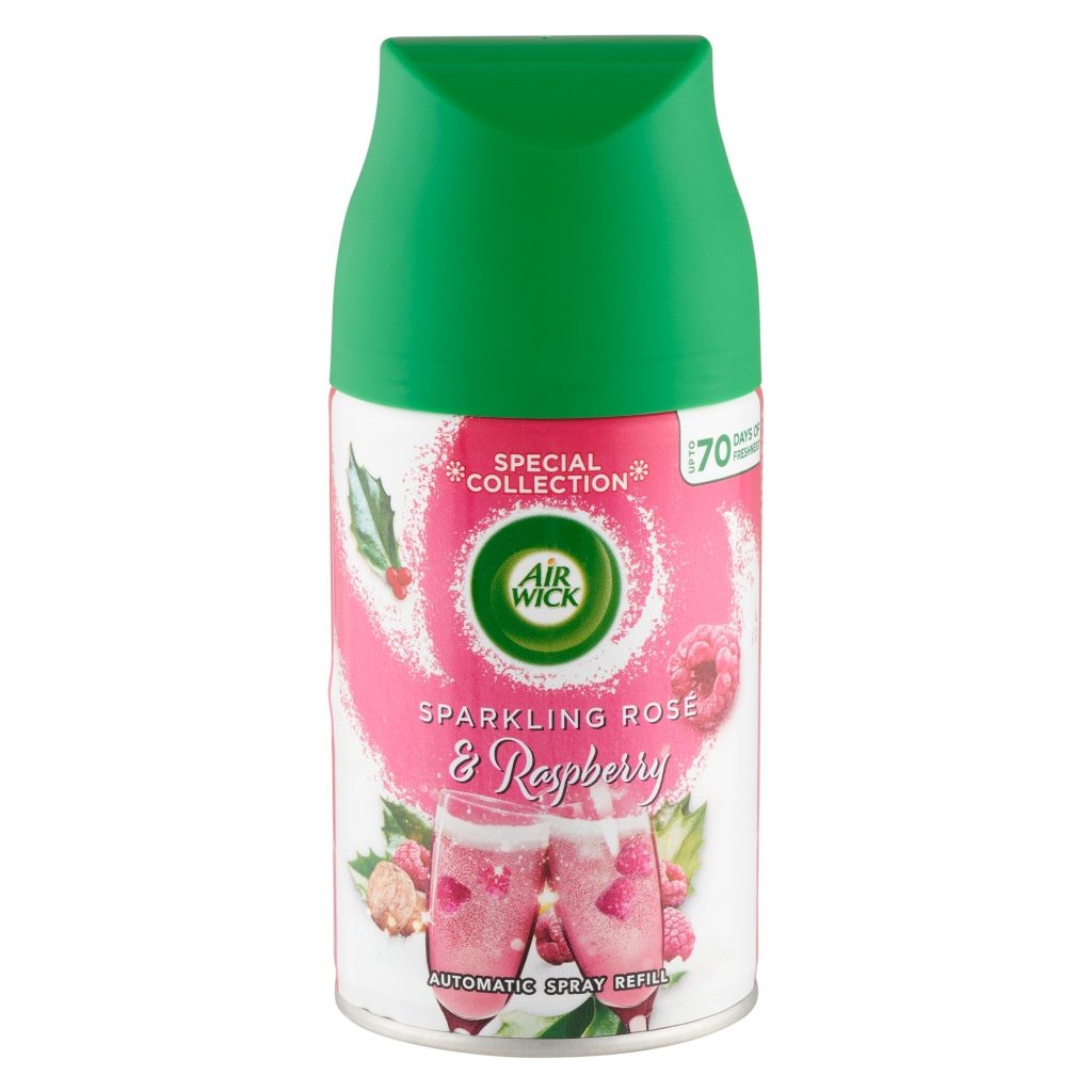 Air Wick Freshmatic Automata légfrissítő spray utántöltő, Rozé Pezsgő és Málna (250 ml)