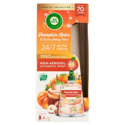 Air Wick Active Fresh készülék és utántöltő - Fűszeres Sütőtök Varázs