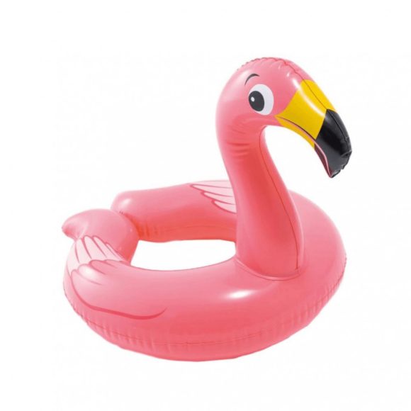 Állatkás úszógumi - flamingó (76x55 cm)