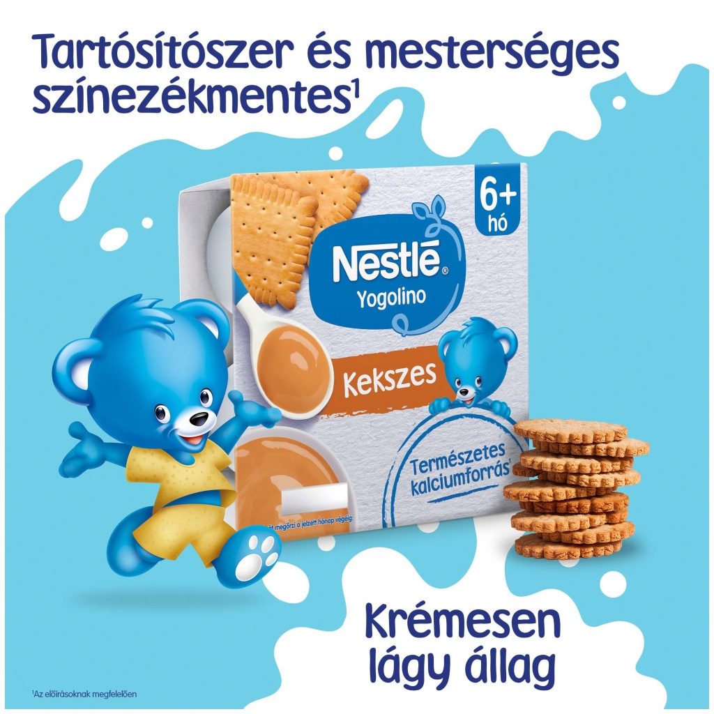 Nestlé Yogolino kekszes babapuding 6-36 hónapos korig (4x100 g)