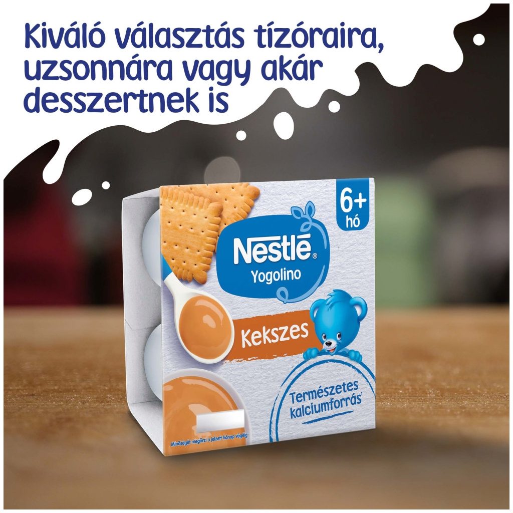 Nestlé Yogolino kekszes babapuding 6-36 hónapos korig (4x100 g)