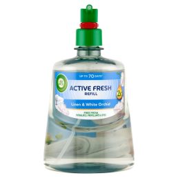   Air Wick Active Fresh Automata Légfrissítő spray utántöltő, Pamut és fehér orchidea (228 ml)