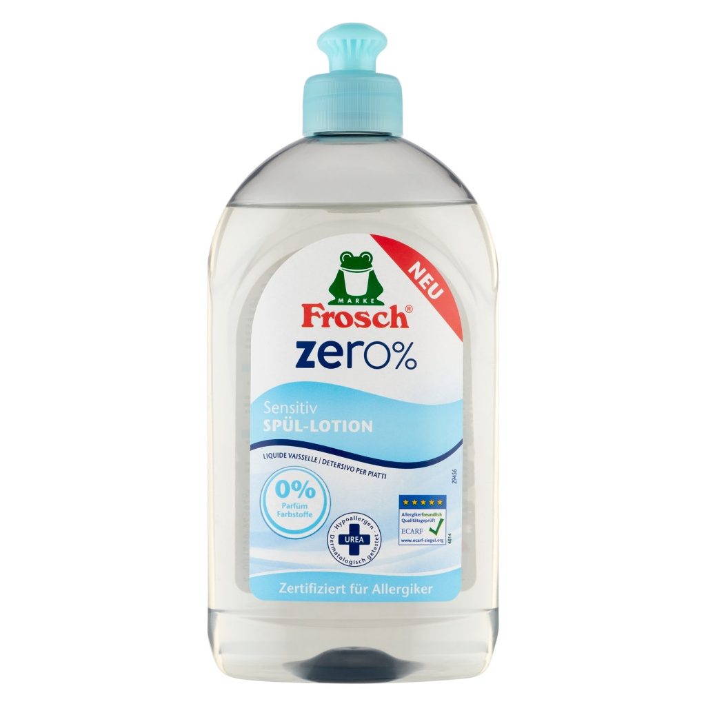 Frosch Zero % mosogatószer Ureával 500 ml