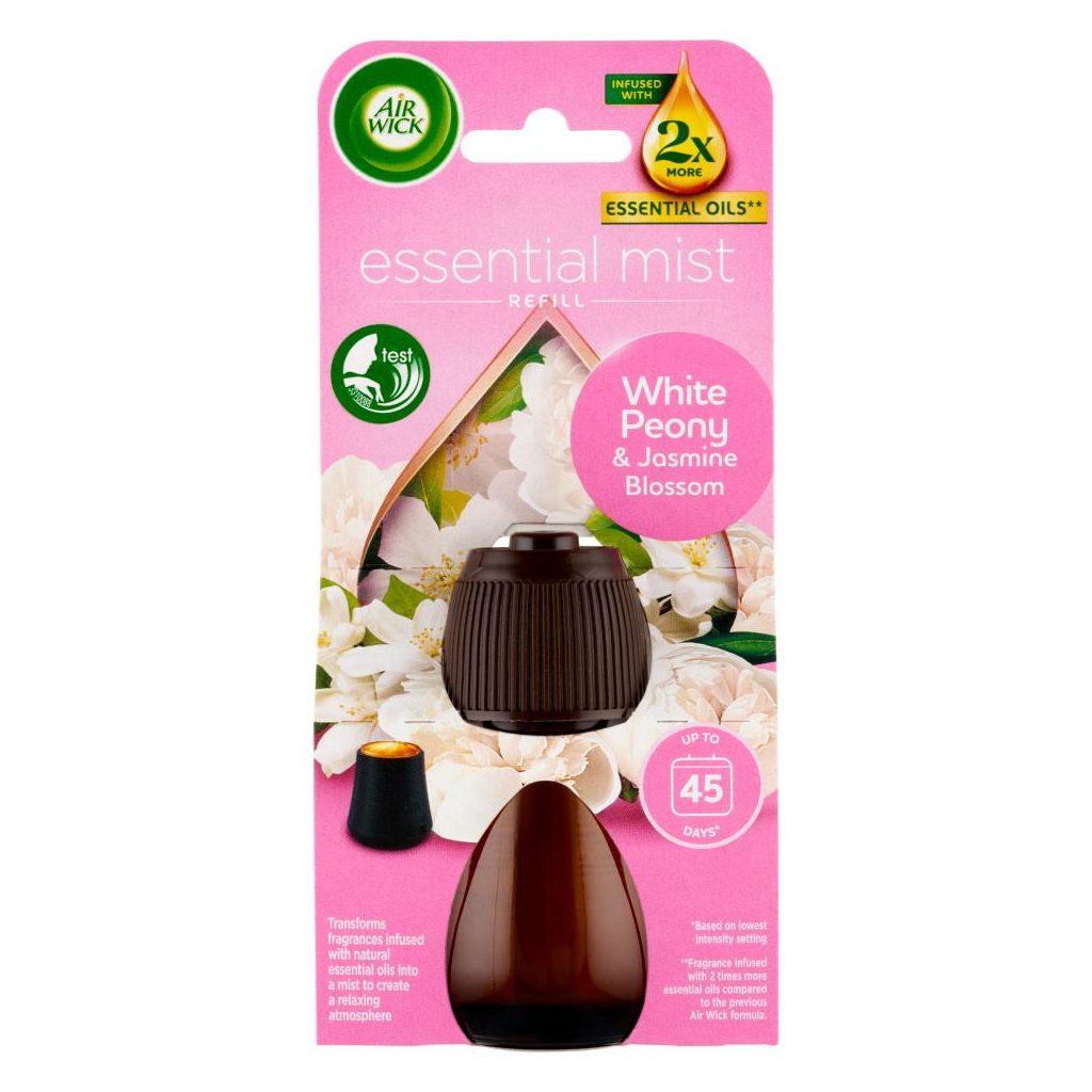 Air Wick Aroma Diffúzor utántöltő Fehér bazsarózsa és jázminvirág illat (20 ml)