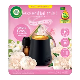   Air Wick Aroma Diffúzor készülék, Fehér Bazsarózsa és Jázminvirág illat (20 ml)