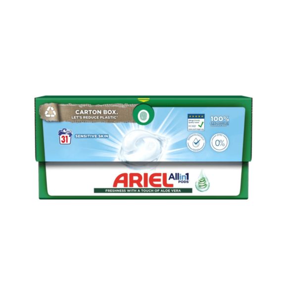 Ariel Sensitive All-in-1, mosókapszula (31 db)